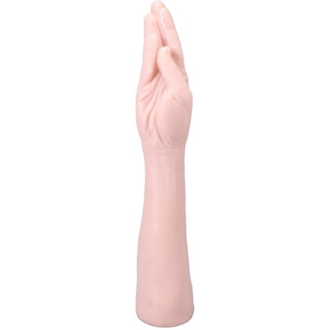 Doc Johnson Hand Model 16 - anatomiczna dłoń, elastyczna, biała
