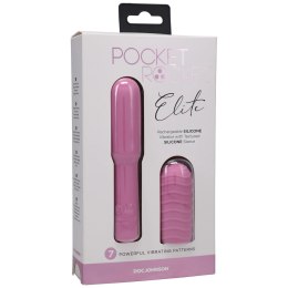 Doc Johnson Pocket Rocket Elite Mini Model Silikonowy 10cm Rożowy