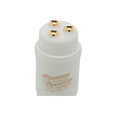 Doc Johnson Pocket Rocket masażer punktowy 10 cm ABS kość słoniowa