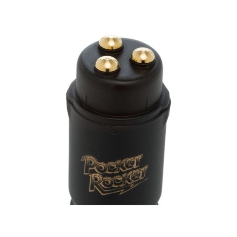 Doc Johnson Pocket Rocket mini masażer 10 cm czarny limitowana edycja