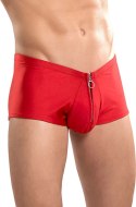 Male Power Nylon Spandex szorty z zamkiem L/XL czarne