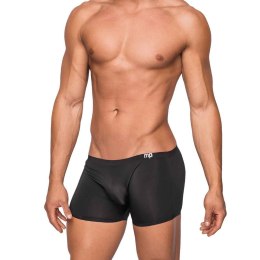 Male Power Seamless Sleek Mini szorty XL z bezszwową kieszenią czarne
