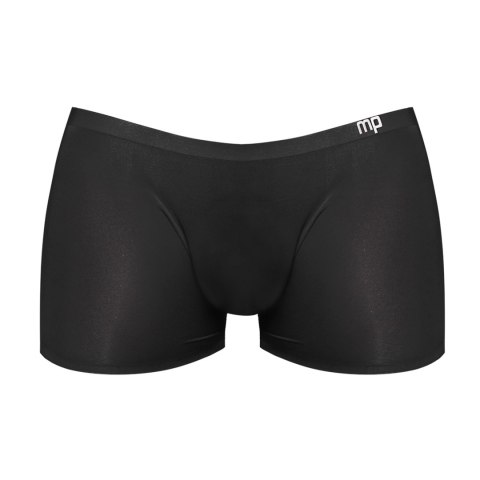 Male Power Seamless Sleek Mini szorty XL z bezszwową kieszenią czarne