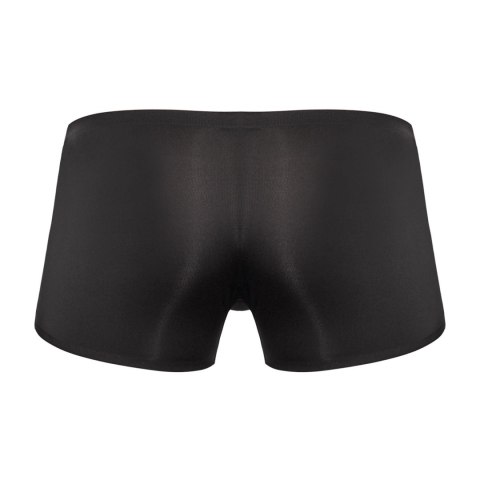 Male Power Seamless Sleek Mini szorty XL z bezszwową kieszenią czarne