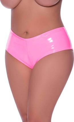 Magic Silk Exposed Plus Size Szorty z Niskim Stanem i Rozcięciem