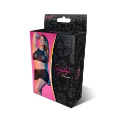 Magic Silk Exposed Polka SM komplet top halter i mini spodniczka