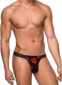 Male Power LXL Kiss Me Stringi męskie niskie z elastycznym paskiem