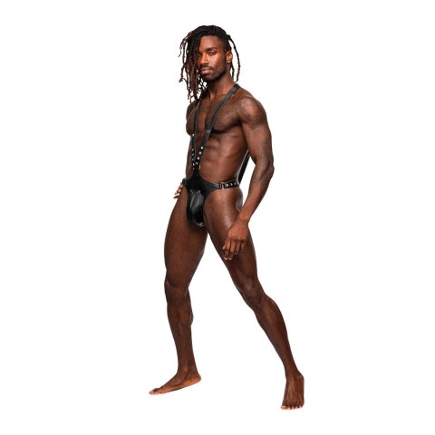 Male Power Leather Body Capricorn - Anatomiczne body z regulacją