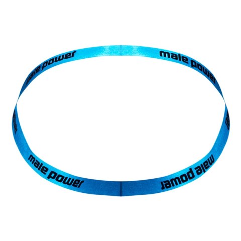 Male Power Uplift Jock L/XL satynowy pas, elastyczne opaski, czarny