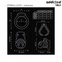 Addicted Toys Locked Eternal Lock system kontroli 9 cm, 4 pierścienie ADDICTED