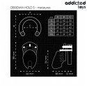Addicted Toys Locked Obsidian Hold system blokujący Rozmiar S ADDICTED