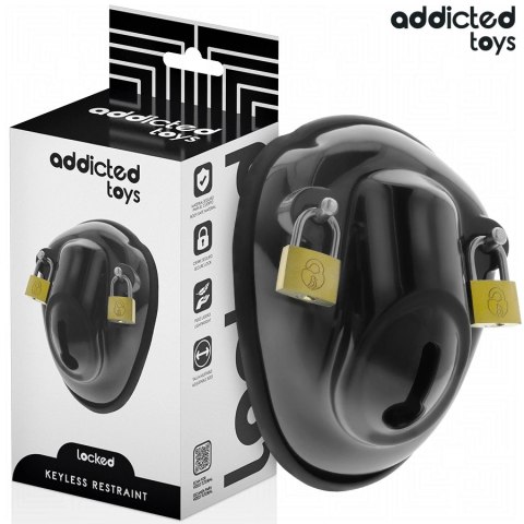 Addicted Toys Locked - system blokady bezkluczykowej, 11,5 cm, czarny ADDICTED