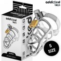 Addicted Toys Silver Lock S - metalowy system kontroli intymnej, rozmiar S ADDICTED