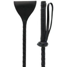Darkness Whipper czarny bicz jeździecki 60 cm PVC DARKNESS
