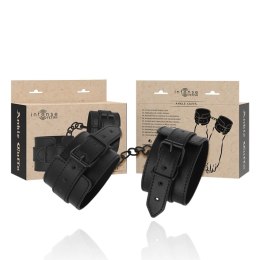 Intense Fetish mankiety na kostki ze skory wegańskiej czarne INTENSE