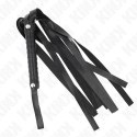 KINK Czarny Bicz Szeroki Ogon 48,5 cm Skorzany Model Flogger KINK