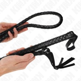 KINK Czarny Długi Bicz Skorzany 210 cm - Model Snake Whip KINK