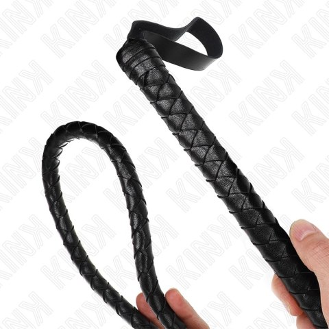 KINK Czarny Długi Bicz Skorzany 210 cm - Model Snake Whip KINK
