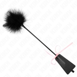 KINK Duster z Piorkiem i Rożową Kulą, Wstążkowy, 49 cm KINK