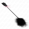 KINK Duster z Piorkiem i Rożową Kulą, Wstążkowy, 49 cm KINK