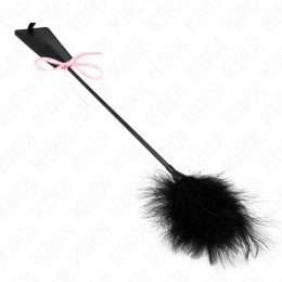 KINK Duster z Piorkiem i Rożową Kulą, Wstążkowy, 49 cm KINK