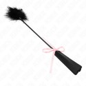 KINK Duster z Piorkiem i Rożową Kulą, Wstążkowy, 49 cm KINK