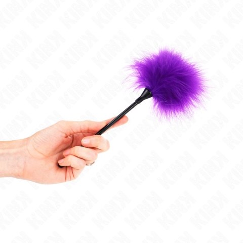 KINK Fioletowe Piorka do Delikatnej Stymulacji 27 cm - Akcesorium Bondage KINK