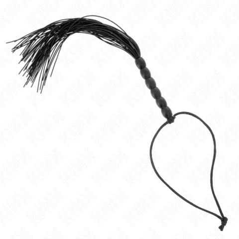 KINK Mini Bat Silikonowy z 6 Czarnymi Koralikami 26 cm KINK