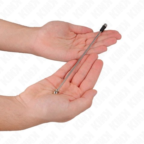 KINK Zaciski na sutki z łańcuszkiem metalowym 20 cm chrom KINK