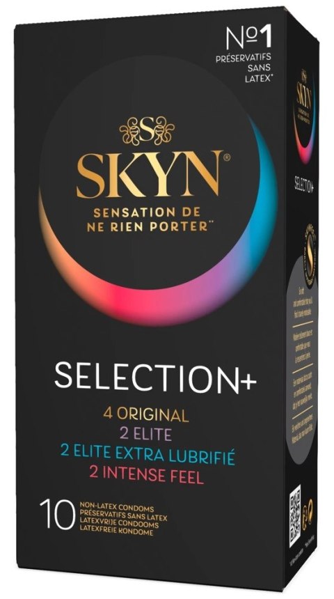SKYN Selection+ 10 szt. prezerwatywy lateksowe bez lateksu Mix rodzajow SKYN