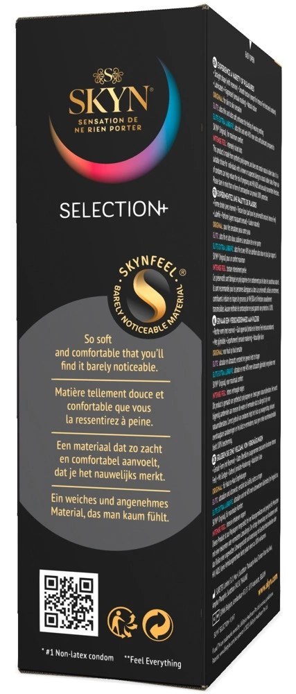 SKYN Selection+ 10 szt. prezerwatywy lateksowe bez lateksu Mix rodzajow SKYN