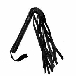 Secretplay Black Bondage Kolekcja - Bicz Frędzlowy 44 cm, Skora Syntetyczna SECRETPLAY