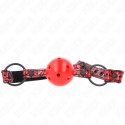 KINK Diamond Ball Gag Model 1 silikonowy 4,5 cm regulowany 42-60 cm KINK