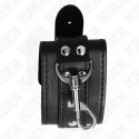 KINK Dungeon - Opaski na nadgarstki czarne z regulacją 21-28 cm KINK