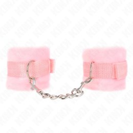 KINK Futerko Wrist Cuffs Rożowe - Komfortowe mankiety 30x7 cm KINK