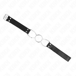 KINK Gag Klejn Pajak 60x3 cm M 4,5 cm - silikonowy, czarny, regulowany KINK