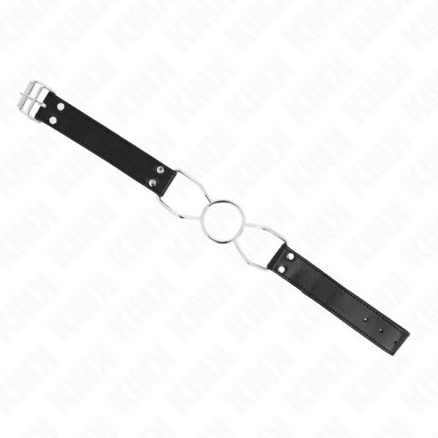 KINK Gag Klejn Pajak 60x3 cm M 4,5 cm - silikonowy, czarny, regulowany KINK