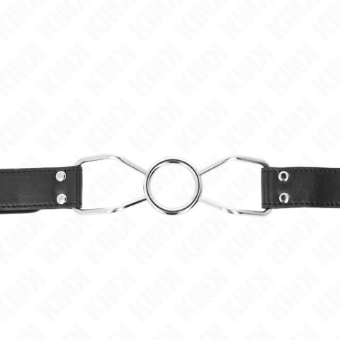 KINK Klejn Pajak S - anatomiczny gag silikonowy 3 cm, czarny KINK