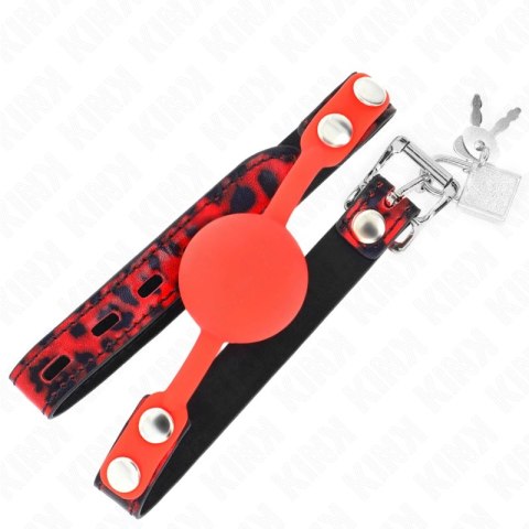 KINK Model 2 Silikonowa Kula 4 cm z Klincem i Zamkiem 60x2 cm Czarna KINK