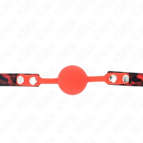 KINK Model 2 Silikonowa Kula 4 cm z Klincem i Zamkiem 60x2 cm Czarna KINK