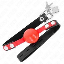 KINK Model 4 - Miękka kulka TPE 4 cm, pasek regulowany 37-52 cm KINK