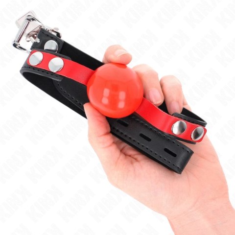 KINK Model 4 - Miękka kulka TPE 4 cm, pasek regulowany 37-52 cm KINK