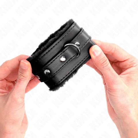 KINK Premium - Zabezpieczenie na nadgarstki, czarne, regulowane 17-29 cm KINK