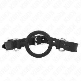 KINK Silikonowy O-Ring Gag 5 cm z regulowanym paskiem 56 cm KINK