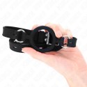 KINK Silikonowy O-Ring Gag 5 cm z regulowanym paskiem 56 cm KINK