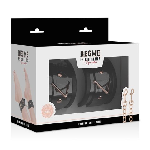 BEGME Premium Black Edition - Anatomiczne mankiety na kostki z neoprenem BEGME