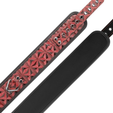 BEGME Premium Collar Red Edition z wegańskiej skory i neoprenu BEGME