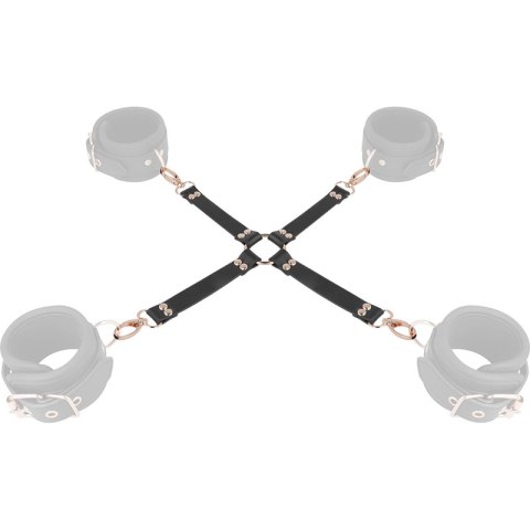 Coquette Chic Desire Fantasy krawat z wegańskiej skory, czarny COQUETTE