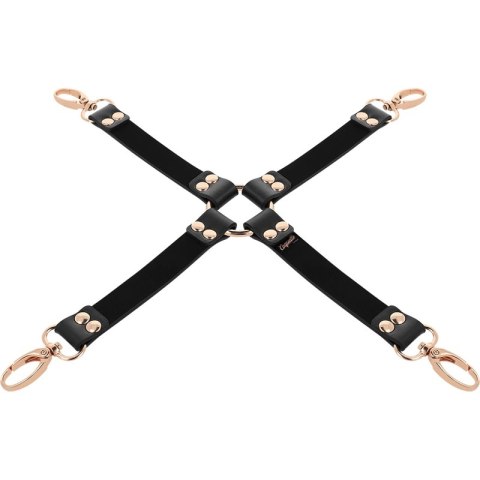 Coquette Chic Desire Fantasy krawat z wegańskiej skory, czarny COQUETTE