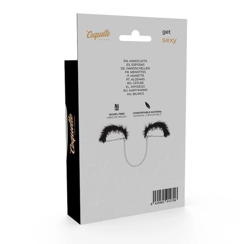 Coquette Chic Desire Kajdanki Fetish Deluxe - Metalowe, Eleganckie, Niklowane COQUETTE